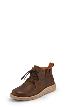 Tony Lama Casuals Mens Tan Estancia Leather Casual Boots