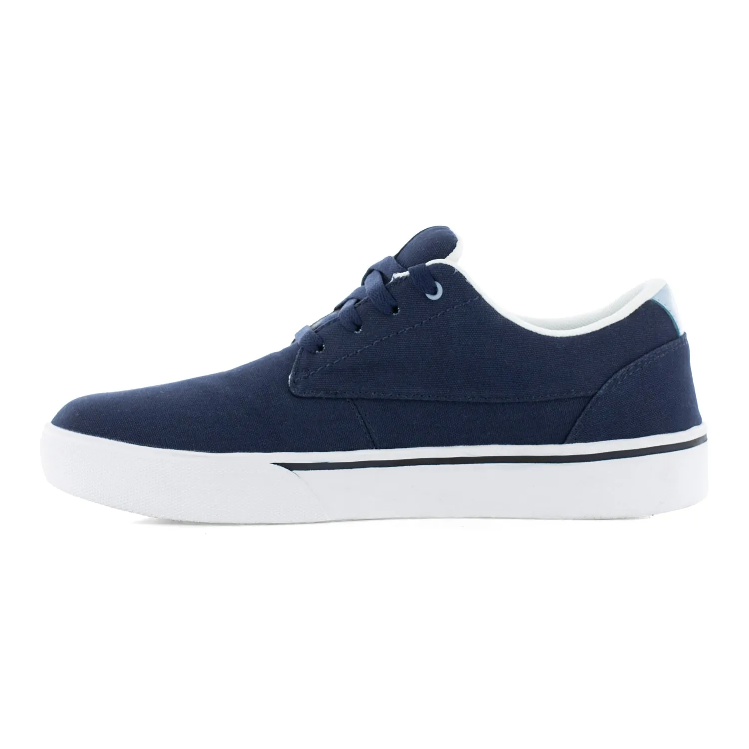 Volcom Mens True Navy Canvas CT Skate-Inspired Work Shoes