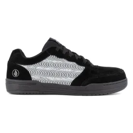 Volcom Womens Hybrid Black/Tower Gray Suede Skate Work Shoes