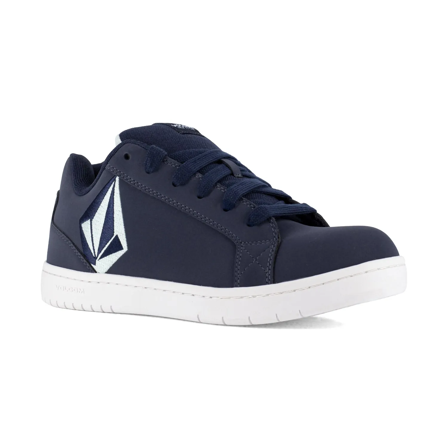 Volcom Womens Stone Navy Suede Skate Work Shoes