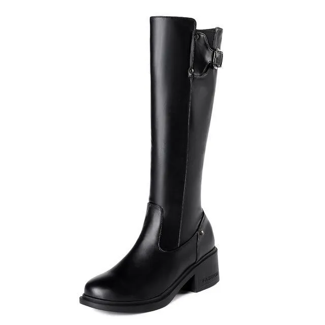 Warm Winter knee-high Boots