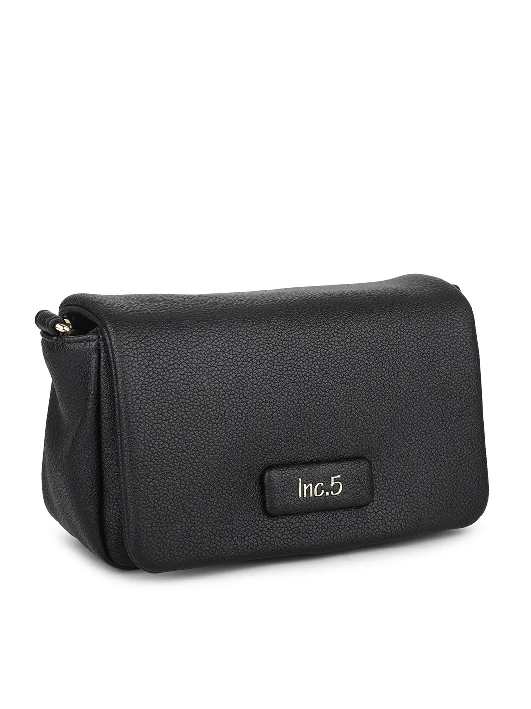 Women Black Solid Sling Bag