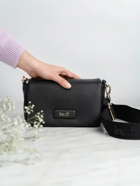 Women Black Solid Sling Bag