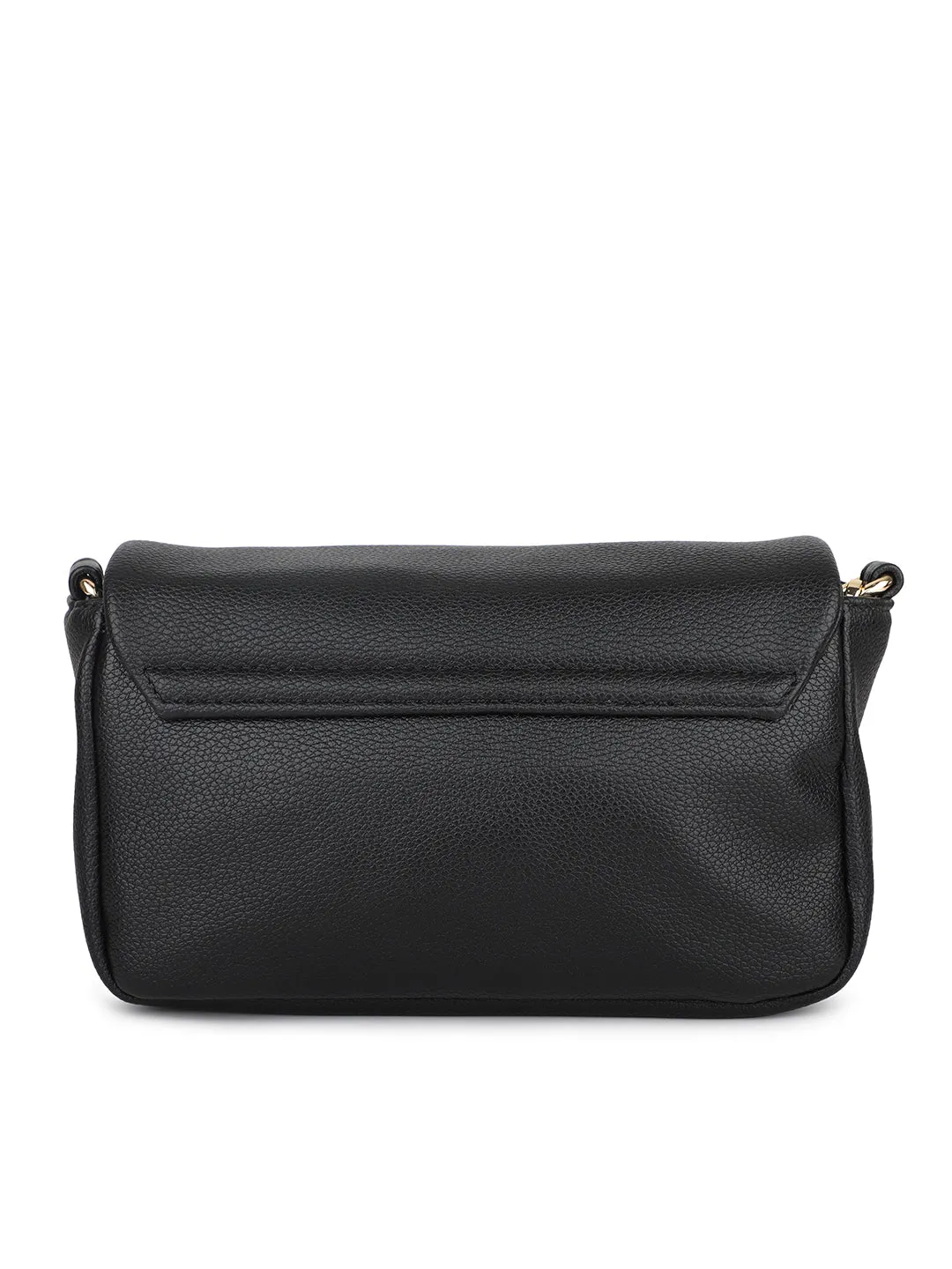 Women Black Solid Sling Bag