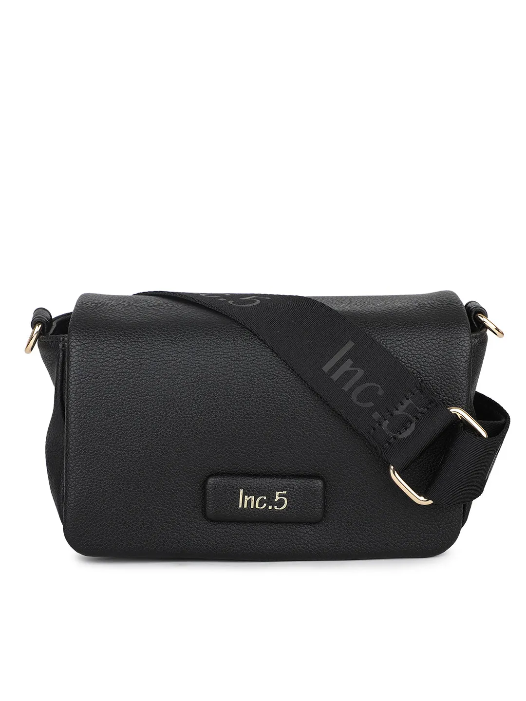 Women Black Solid Sling Bag